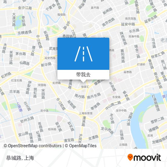 恭城路地图