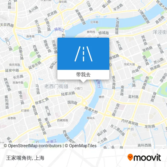 王家嘴角街地图