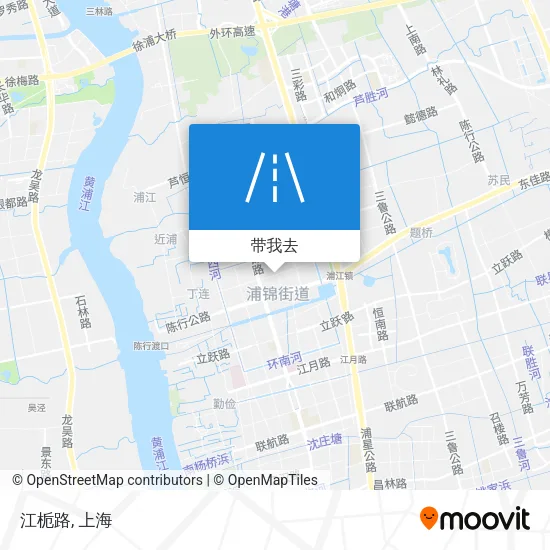 江栀路地图