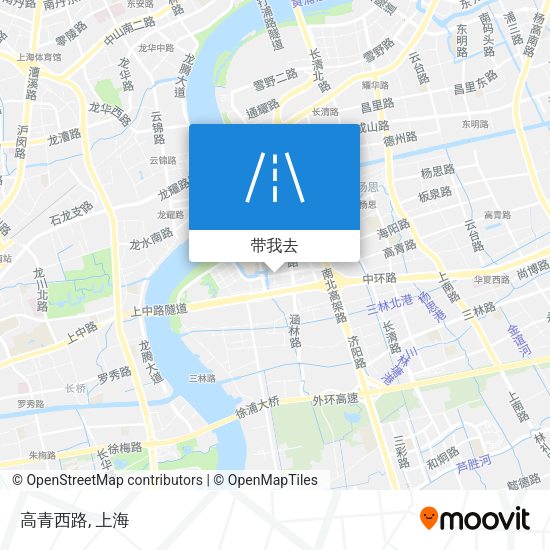 高青西路地图