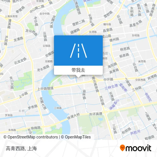 高青西路地图