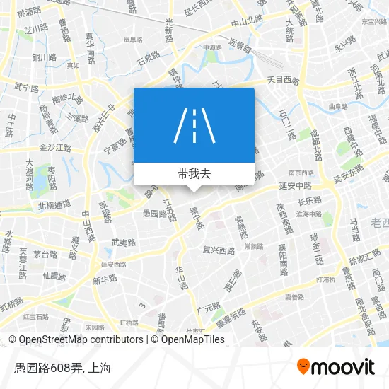 愚园路608弄地图