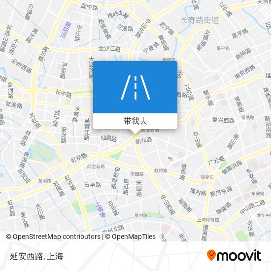 延安西路地图