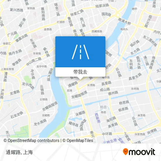 通耀路地图