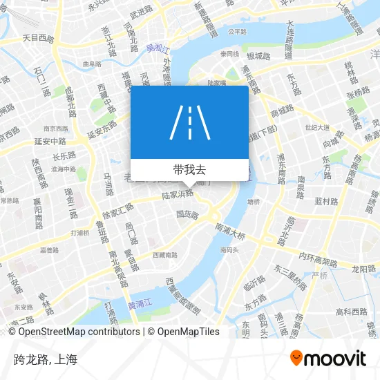 跨龙路地图