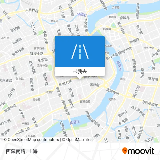 西藏南路地图
