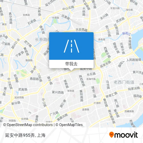 延安中路955弄地图
