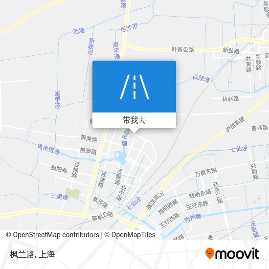 枫兰路地图