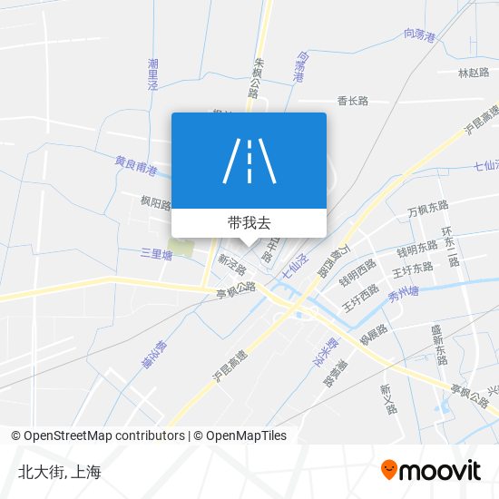 北大街地图