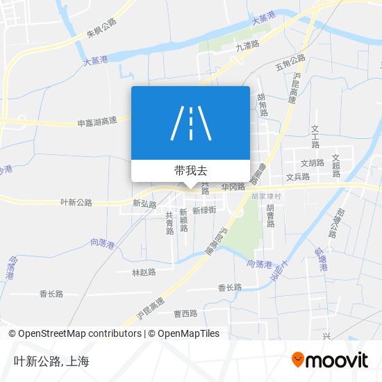 叶新公路地图