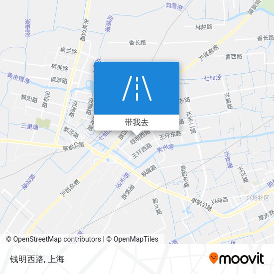 钱明西路地图