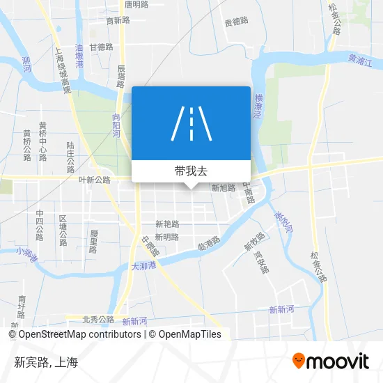 新宾路地图