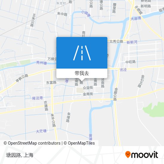 塘园路地图