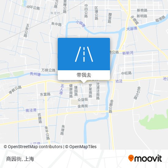 商园街地图