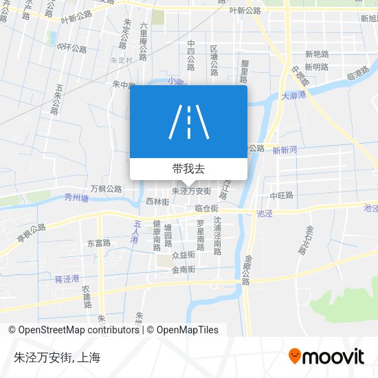 朱泾万安街地图