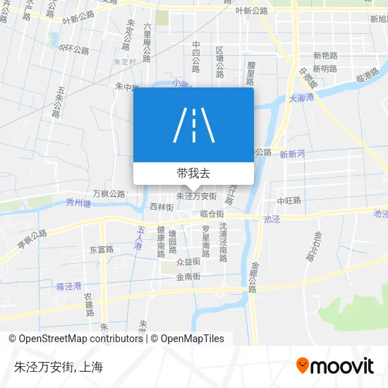 朱泾万安街地图