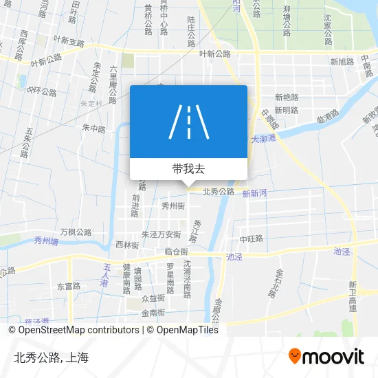 北秀公路地图