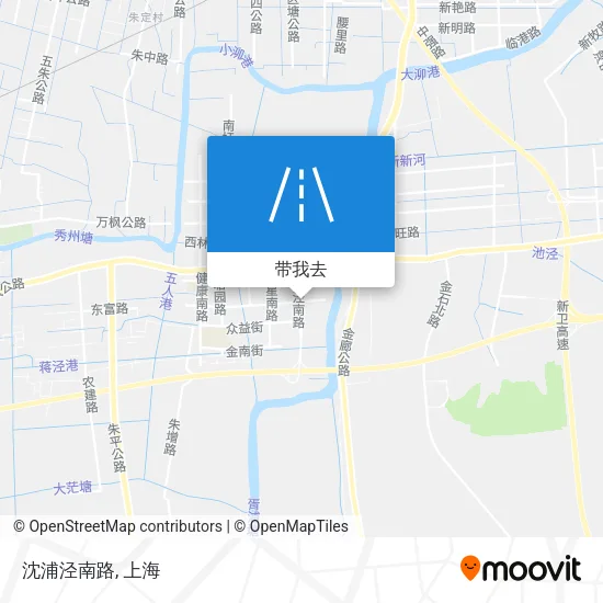沈浦泾南路地图