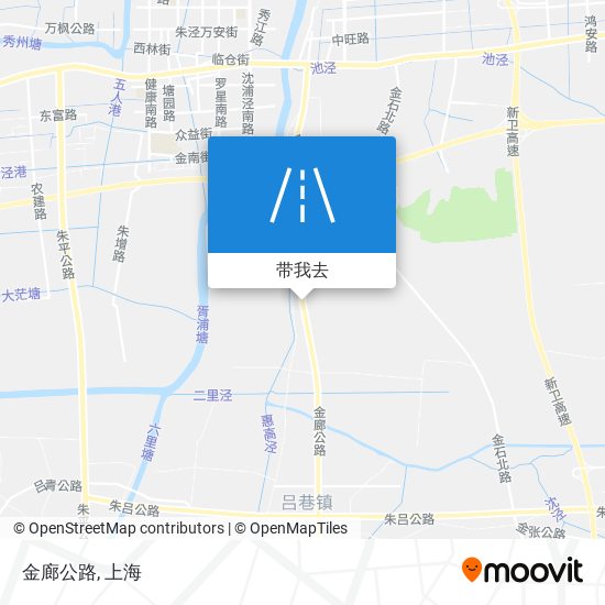 金廊公路地图