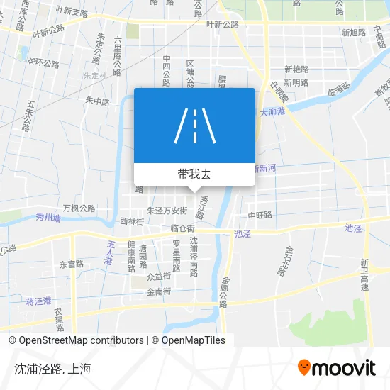 沈浦泾路地图