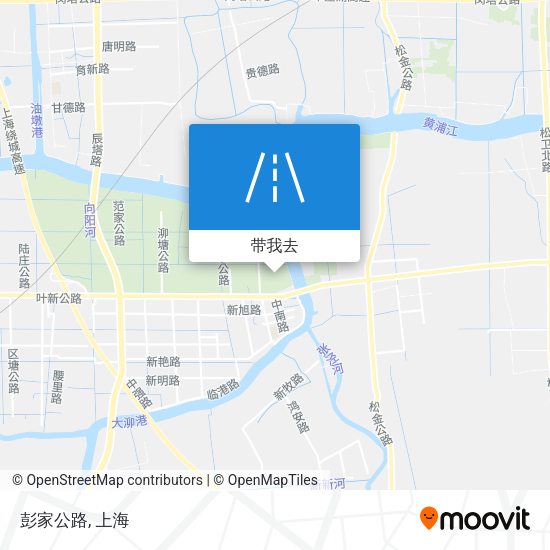 彭家公路地图
