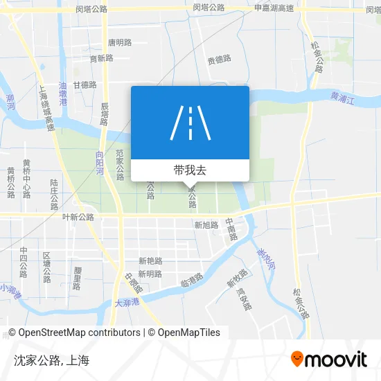 沈家公路地图