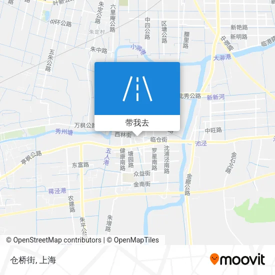 仓桥街地图