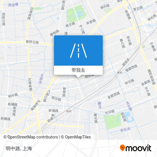 明中路地图