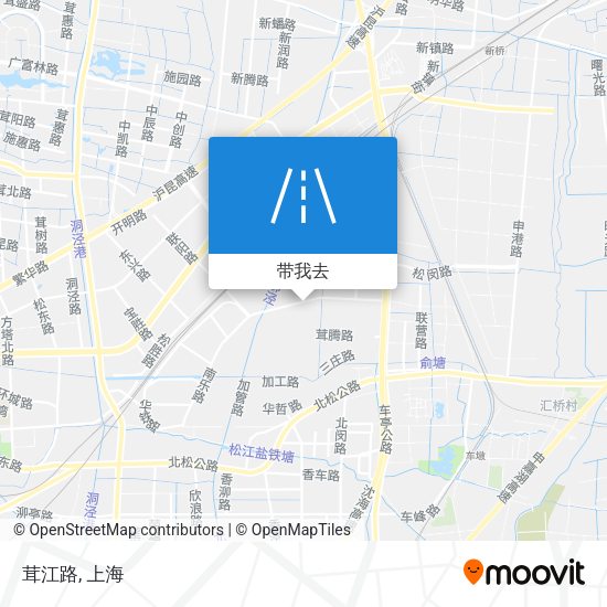 茸江路地图