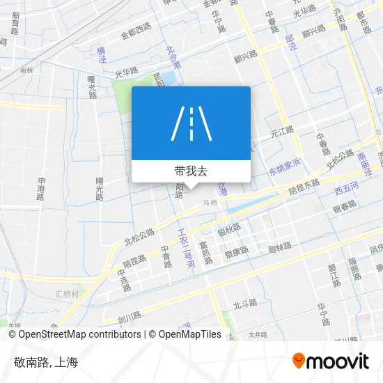 敬南路地图