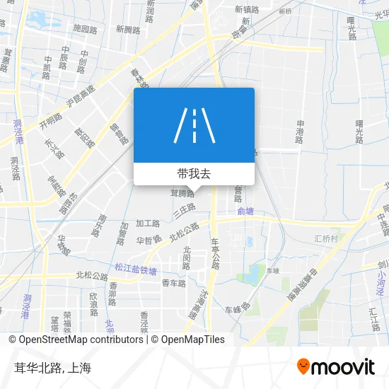 茸华北路地图