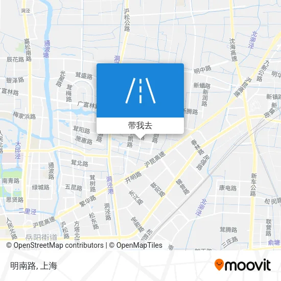 明南路地图