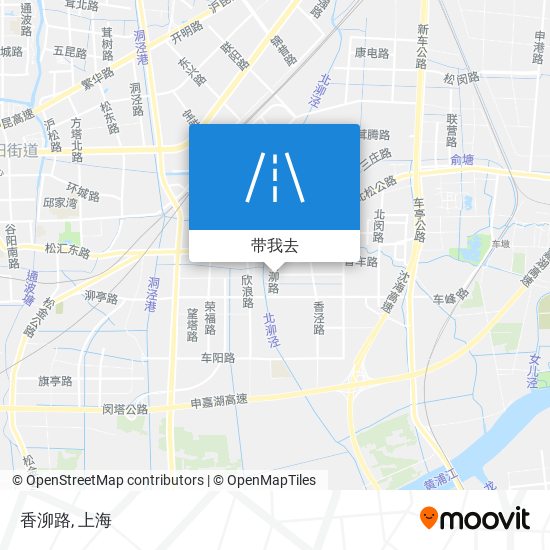 香泖路地图