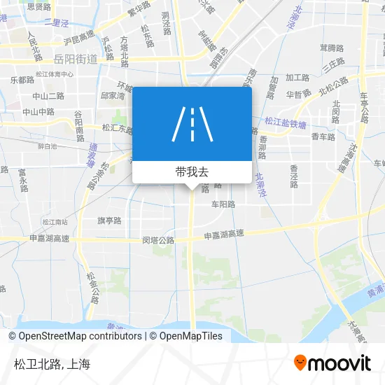 松卫北路地图