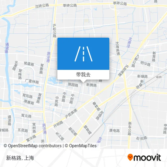 新格路地图