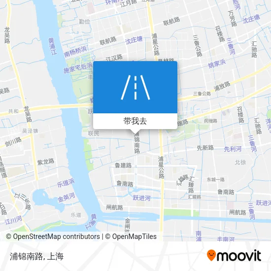 浦锦南路地图