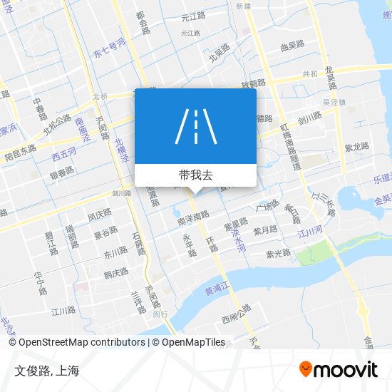 文俊路地图