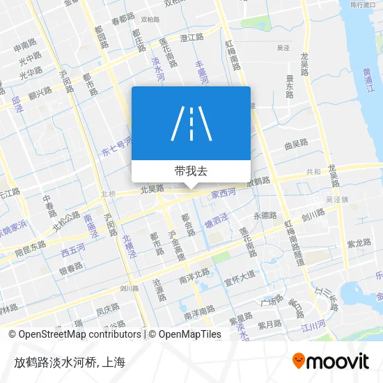 放鹤路淡水河桥地图