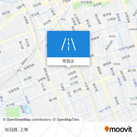 桂冠路地图