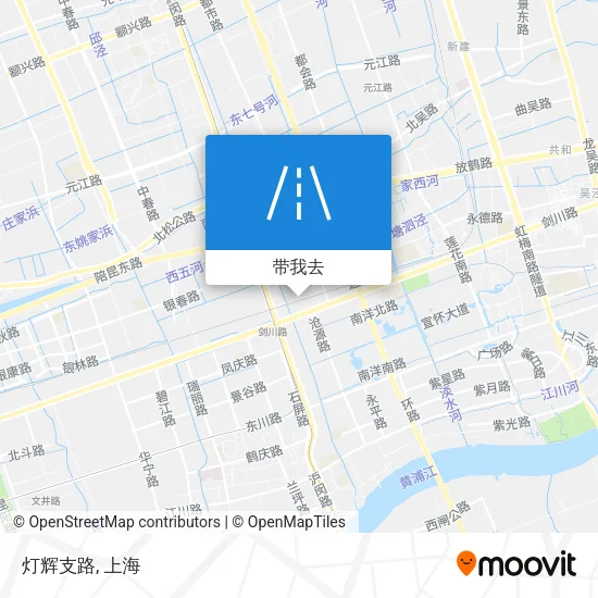 灯辉支路地图