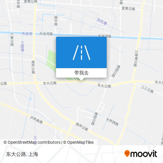 东大公路地图