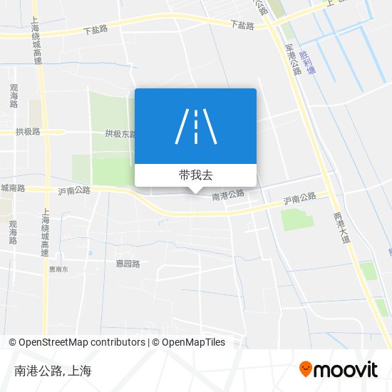 南港公路地图