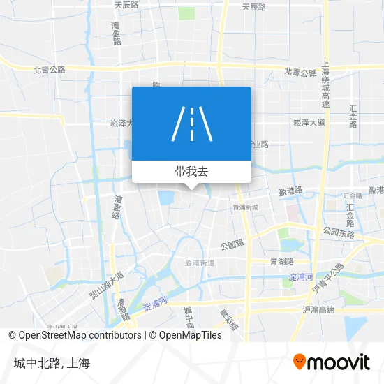 城中北路地图
