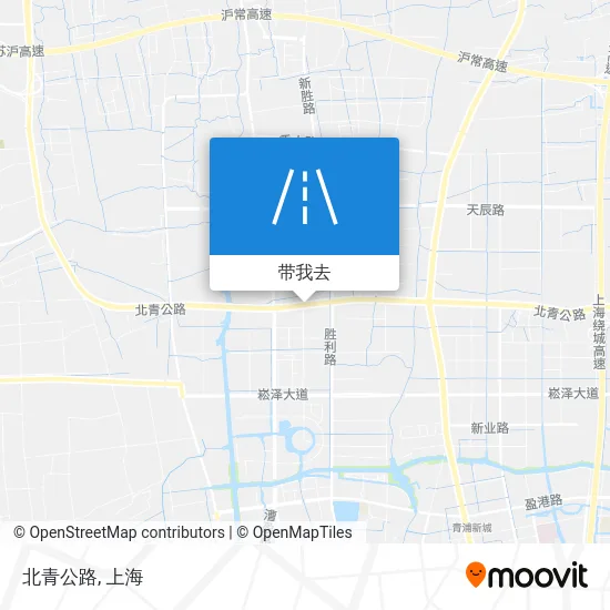北青公路地图