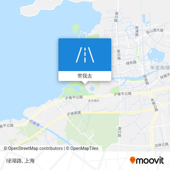 绿湖路地图