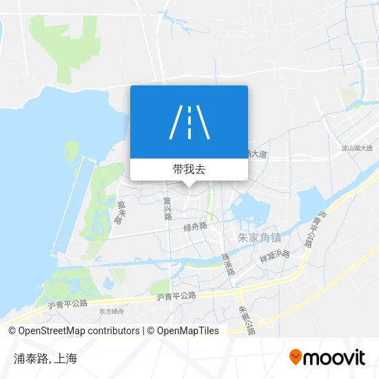浦泰路地图
