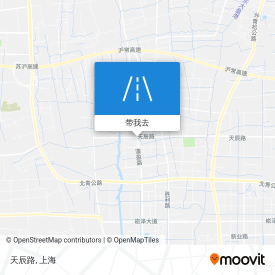天辰路地图