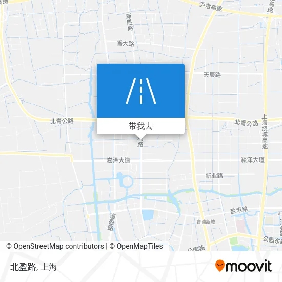 北盈路地图