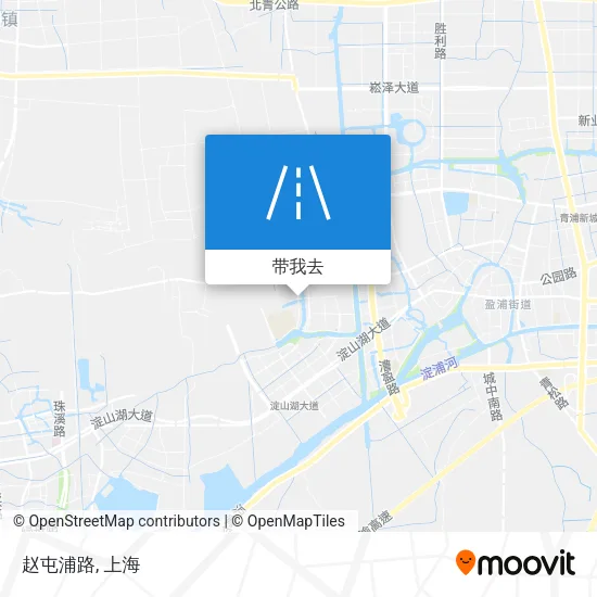 赵屯浦路地图