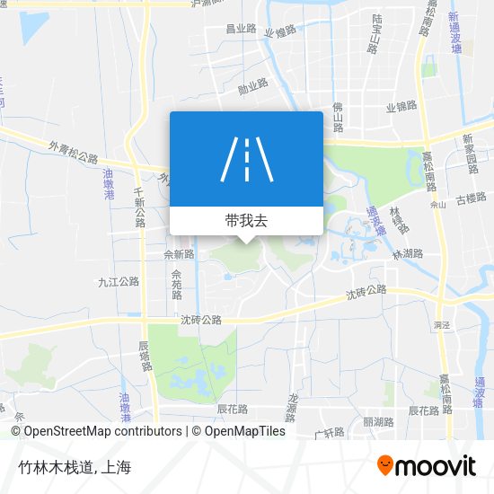 竹林木栈道地图